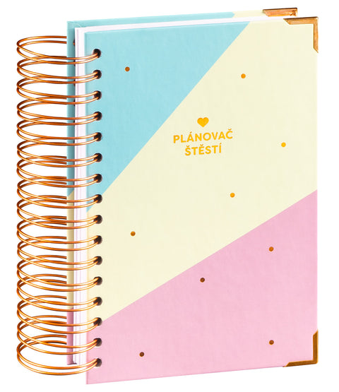 Happiness planner – undated, 15,6 × 22,6 cm
