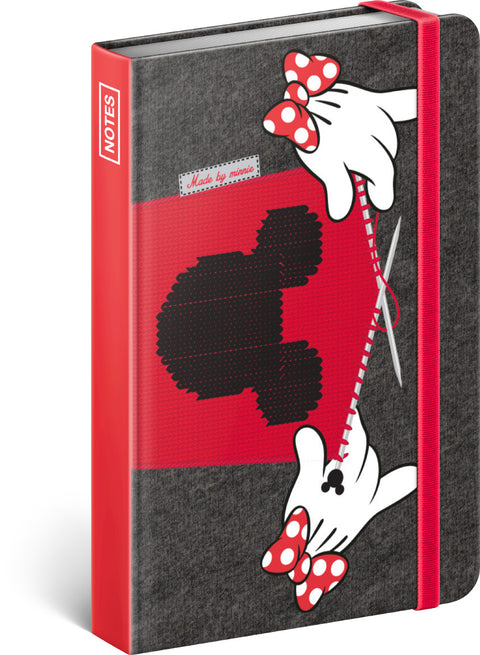 Notebook Minnie, lined, 11 × 16 cm