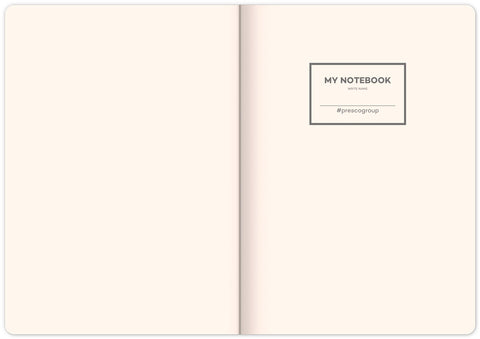 Notebook Flowers, lined, 13 × 21 cm