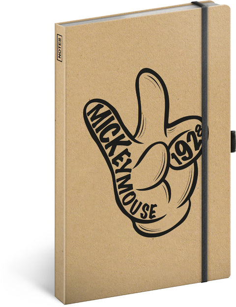 Notebook Mickey Craft, lined, 13 × 21 cm