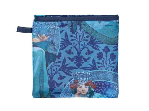 Foldable shopping bag Mucha Hyacinta