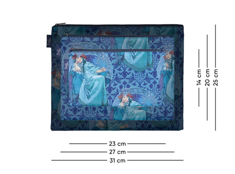 Set of 3 bags Alfons Mucha - Hyacinta
