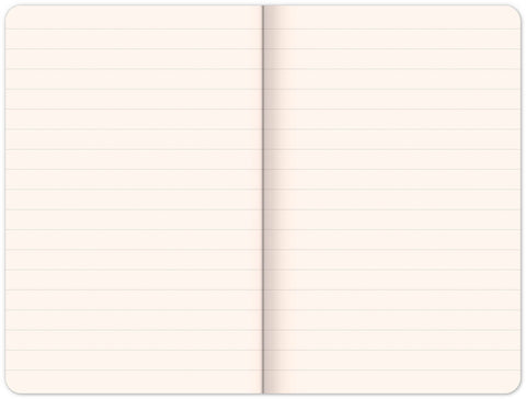 Notebook Velvet, Flamingo, lined, 13 × 21 cm