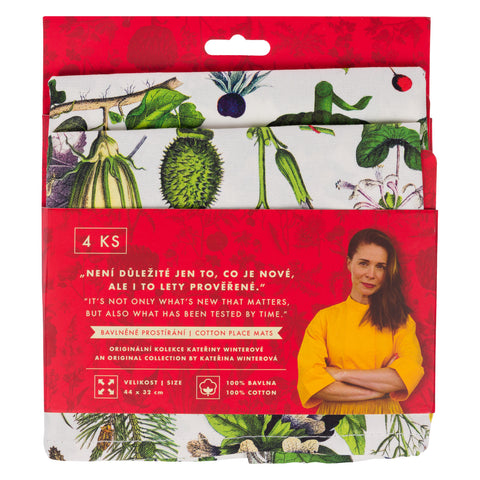 Set of 4 placemats - Kateřina Winterová collection