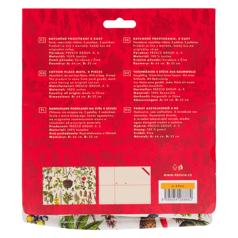 Set of 4 placemats - Kateřina Winterová collection