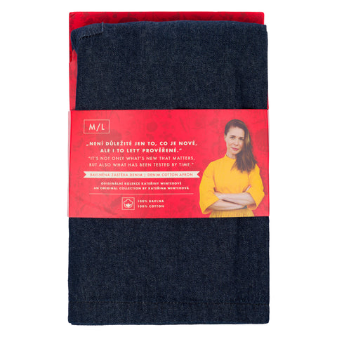 Denim apron - Kateřina Winterová collection