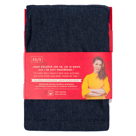 Denim apron - Kateřina Winterová collection