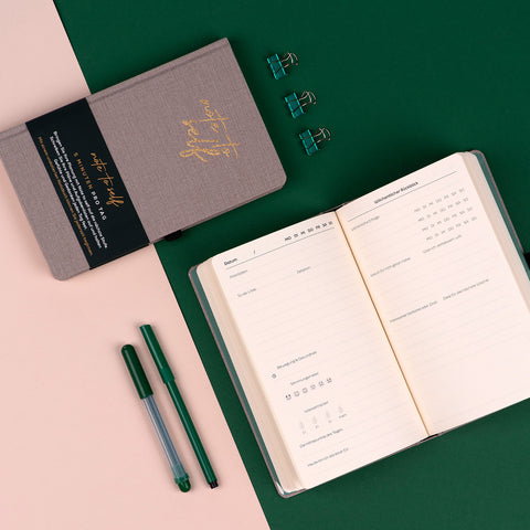 Undated Note to self planner, 5 minutes a day, 13 × 21 cm DE