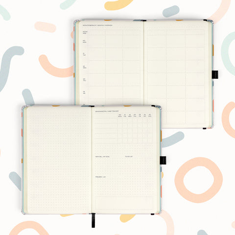 Weekly undated diary My Bullet Planner, 13 × 21 cm DE/EN