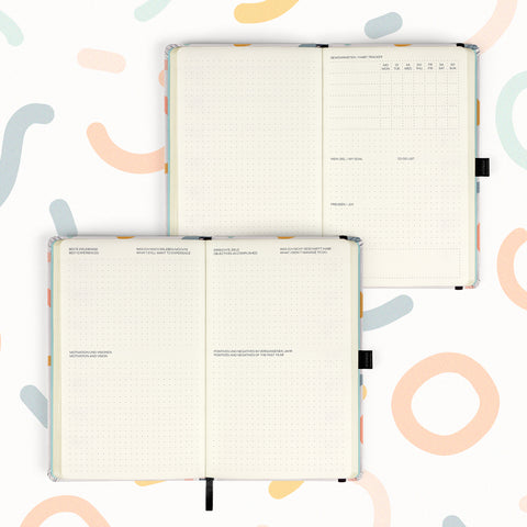 Weekly undated diary My Bullet Planner, 13 × 21 cm DE/EN