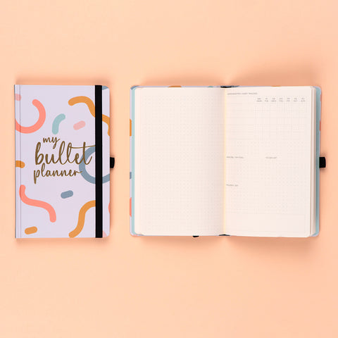 Weekly undated diary My Bullet Planner, 13 × 21 cm DE/EN