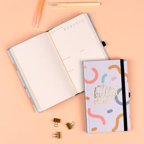 Weekly undated diary My Bullet Planner, 13 × 21 cm DE/EN