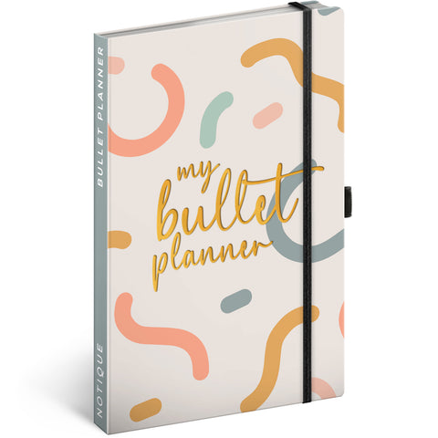 Weekly undated diary My Bullet Planner, 13 × 21 cm DE/EN