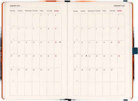 Planbook planner/notebook Japan 2026, 13 x 21 cm