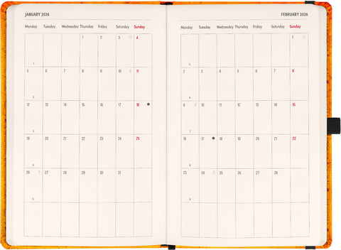 Planbook planner/notebook Harry Potter – Hogwarts 2026, 13 x 21 cm