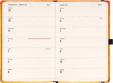 Planbook planner/notebook Harry Potter – Hogwarts 2026, 13 x 21 cm