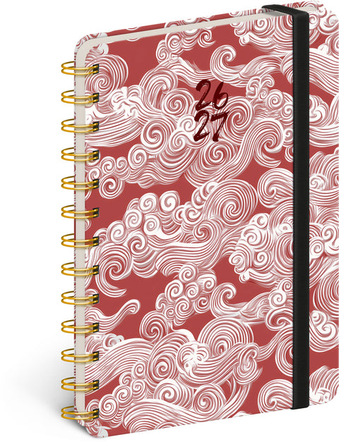 Spiral 18month Petito planner Clouds 2026/2027, 13 x 18 cm