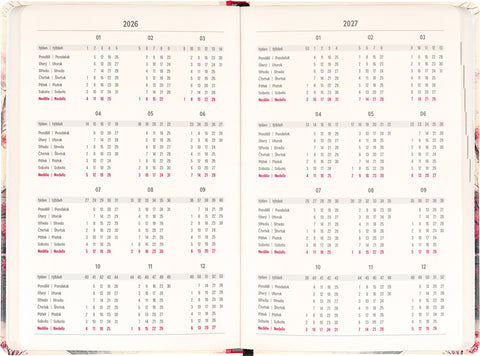 18month Petito planner Japan 2026/2027, 11 x 16 cm