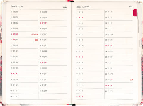 18month Petito planner Japan 2026/2027, 11 x 16 cm