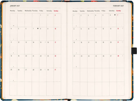 Planbook planner/notebook Harry Potter –  Hogwarts Express 2027, 13 x 21 cm
