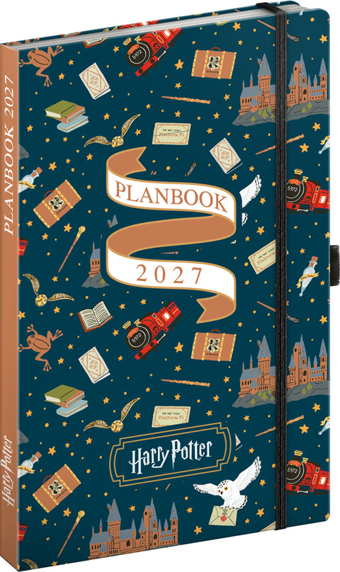 Planbook planner/notebook Harry Potter –  Hogwarts Express 2027, 13 x 21 cm