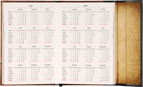 Magnetic weekly planner Harry Potter – Deathly Hallows 2027, 11 x 16 cm