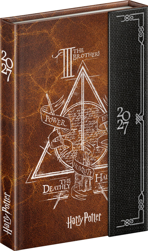 Magnetic weekly planner Harry Potter – Deathly Hallows 2027, 11 x 16 cm