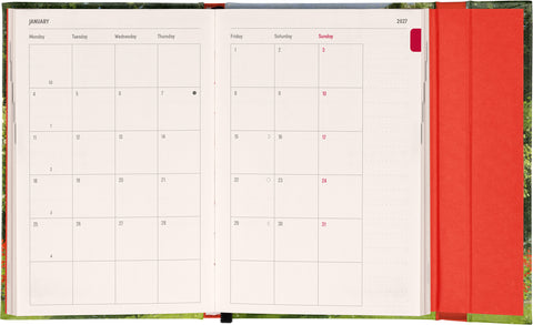 Magnetic weekly planner Claude Monet 2027, 11 x 16 cm