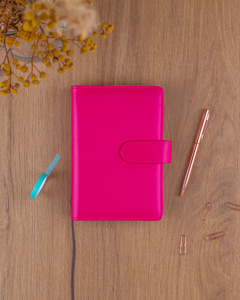 Refill – Weekly Ring Bound Planner 2027, fuchsia, 12,5 x 19 cm