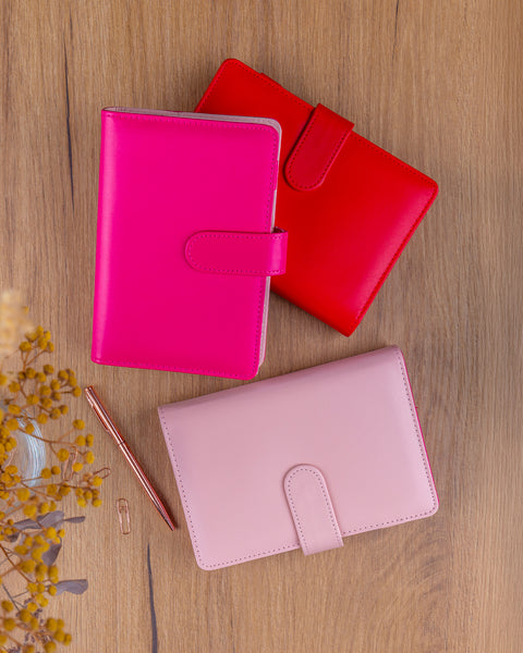 Refill – Weekly Ring Bound Planner 2027, fuchsia, 12,5 x 19 cm