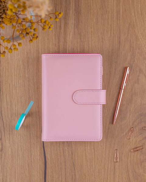 Refill – Weekly Ring Bound Planner 2027, blush pink, 12,5 x 19 cm