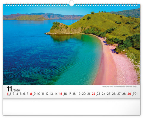 Wall calendar Sea 2026, 48 x 33 cm