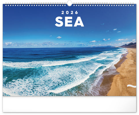 Wall calendar Sea 2026, 48 x 33 cm