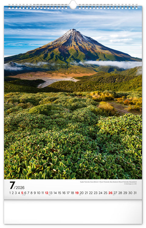 Wall calendar Mountains 2026, 33 x 46 cm