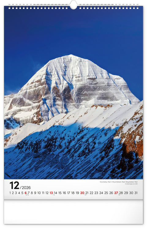 Wall calendar Mountains 2026, 33 x 46 cm