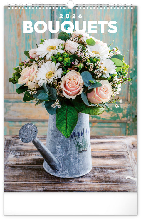 Wall calendar Bouquets 2026, 33 x 46 cm