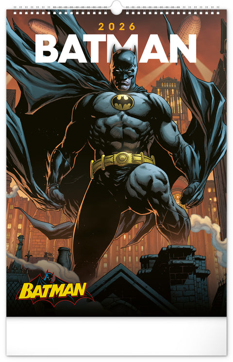 Wall calendar Batman Dark 2026, 33 x 46 cm