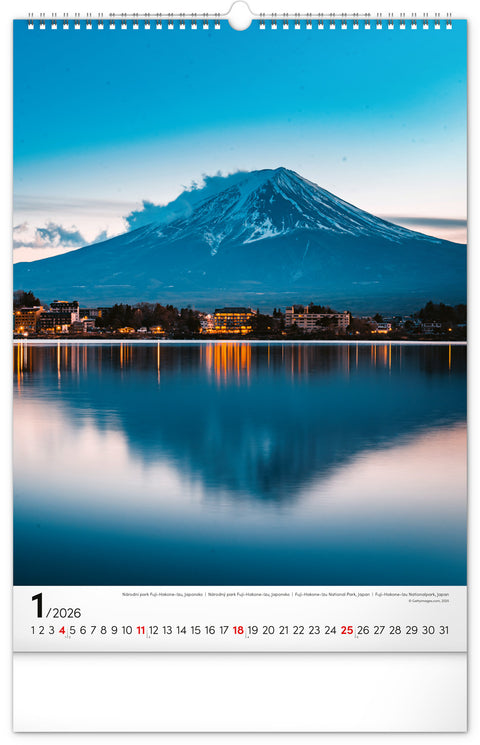 Wall calendar World National Parks 2026, 33 x 46 cm