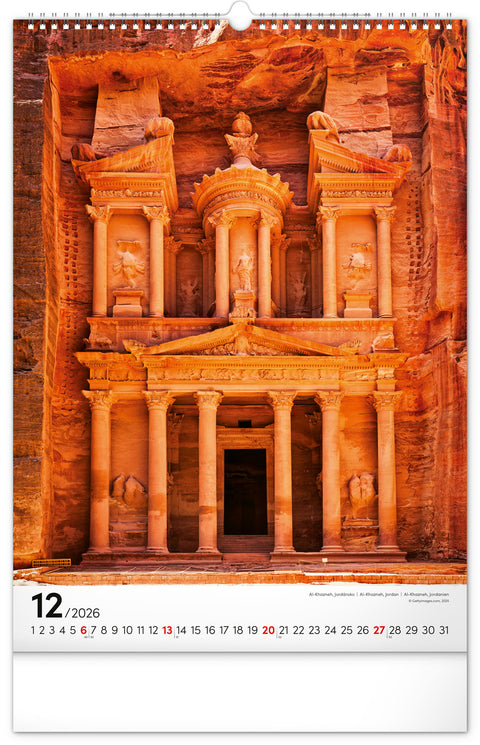 Wall calendar All around the World 2026, 33 x 46 cm