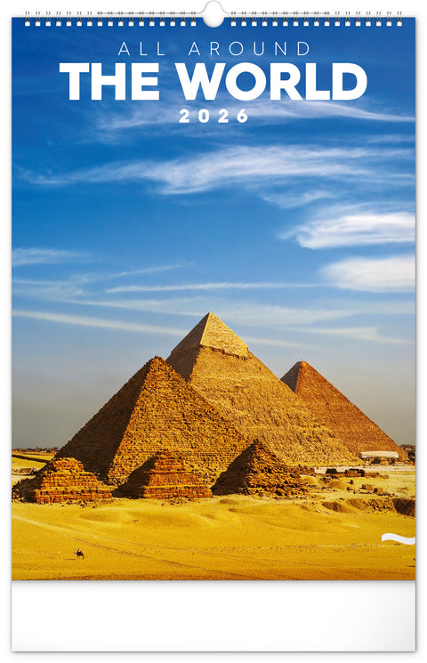 Wall calendar All around the World 2026, 33 x 46 cm