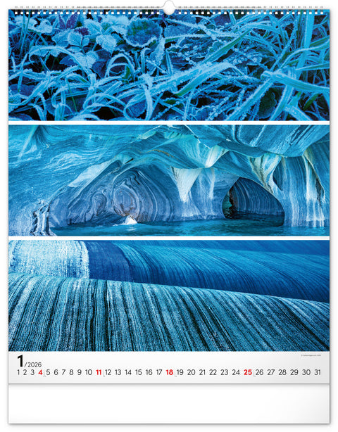 Wall calendar Palette 2026, 48 x 56 cm