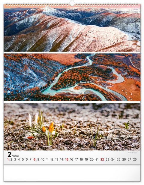 Wall calendar Palette 2026, 48 x 56 cm