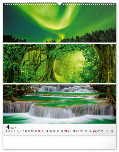 Wall calendar Palette 2026, 48 x 56 cm