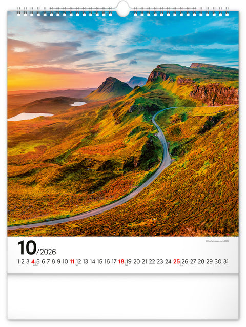 Wall calendar Inspiration 2026, 30 x 34 cm