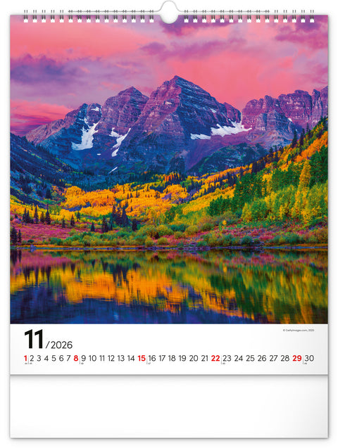 Wall calendar Inspiration 2026, 30 x 34 cm