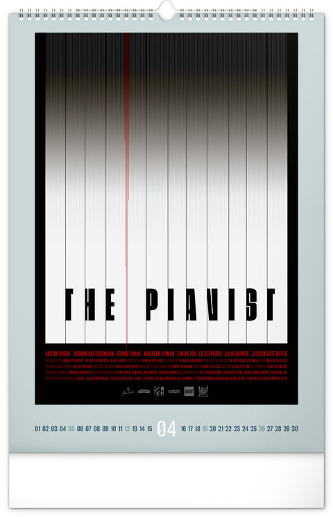 Wall calendar Alternative Movie Posters 2026, 33 x 46 cm