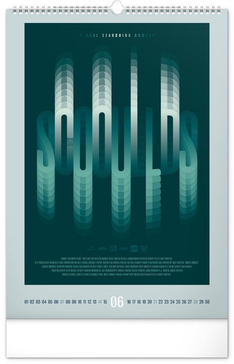 Wall calendar Alternative Movie Posters 2026, 33 x 46 cm