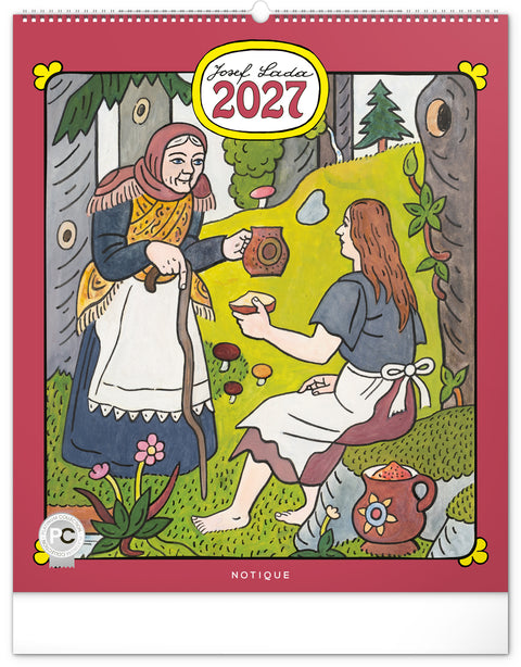 Wall calendar Josef Lada 2027, 48 x 56 cm