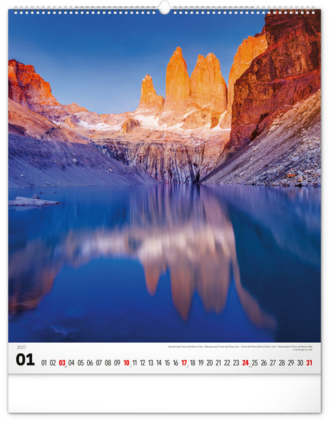 Wall calendar Energy 2027, 48 x 56 cm