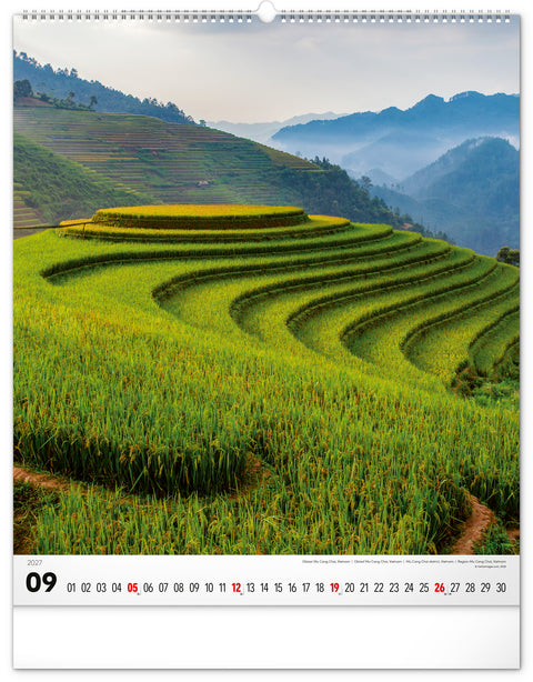 Wall calendar Energy 2027, 48 x 56 cm